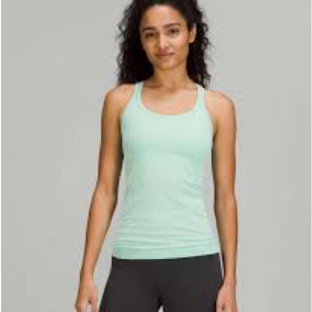 Wild mint lululemon ebb to street tank